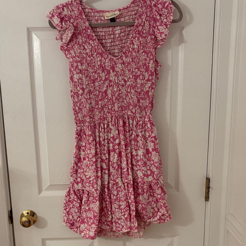 Pink Floral Dress